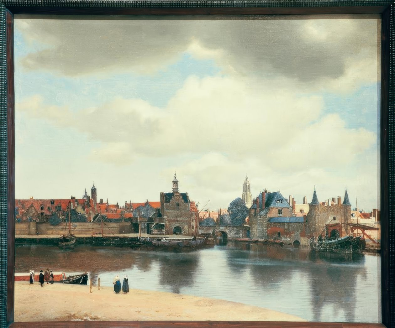 Ansicht von Delft tekijältä Jan Vermeer van Delft