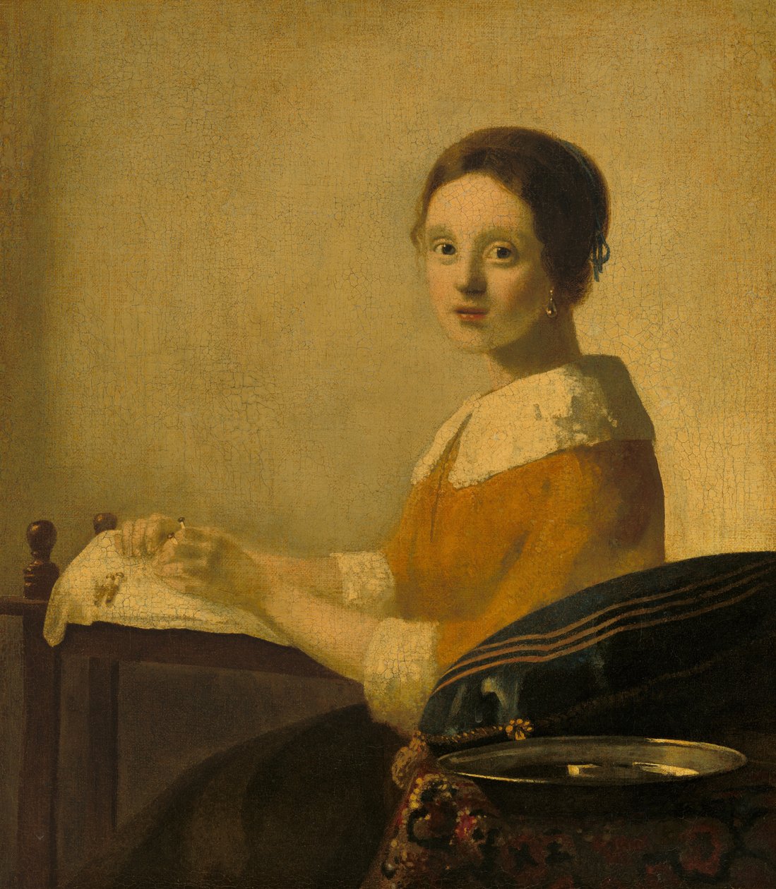 The Lacemaker, c. 1925 tekijältä Johannes Vermeer