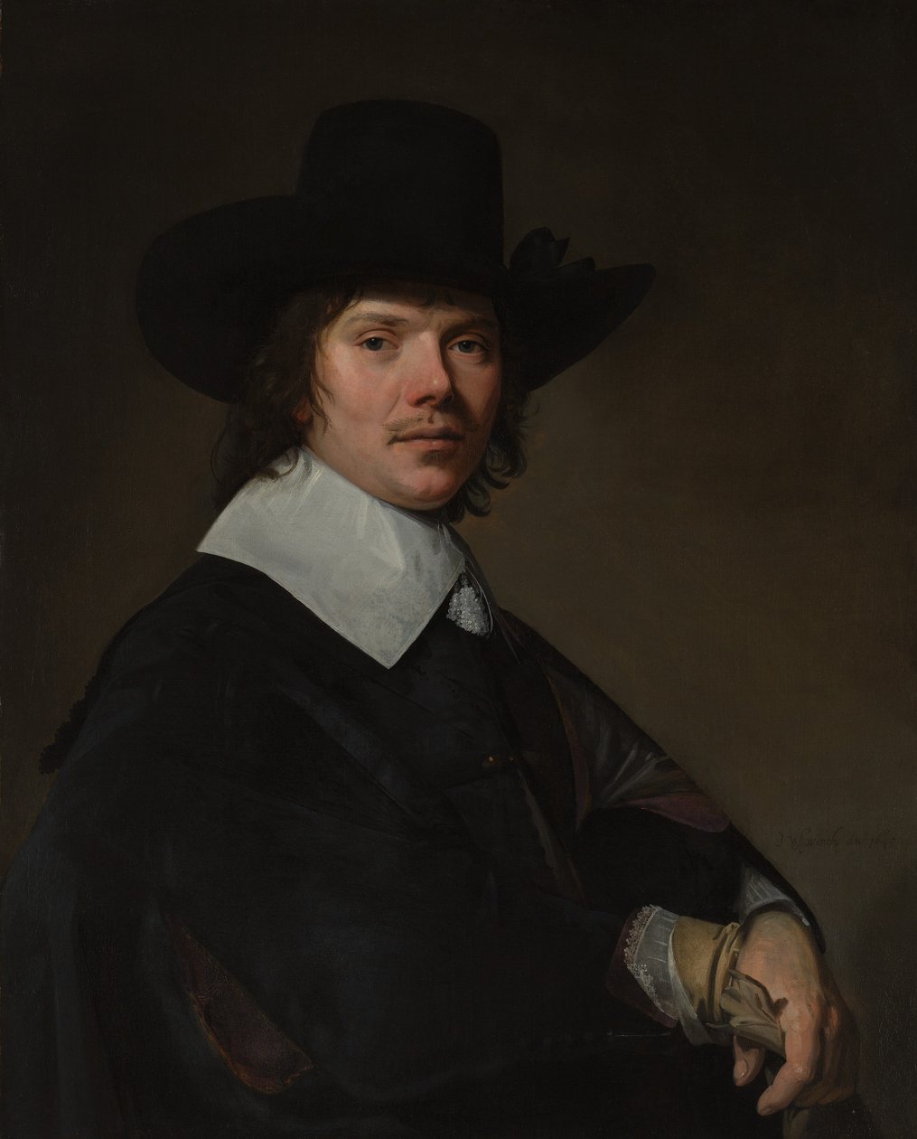 Miehen muotokuva, 1645. tekijältä Jan Verspronck