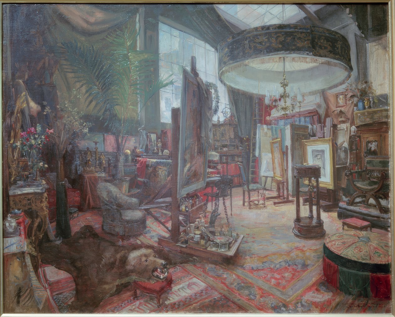 Atelier Alfons Muchas Pariisissa tekijältä Jan Vochoc