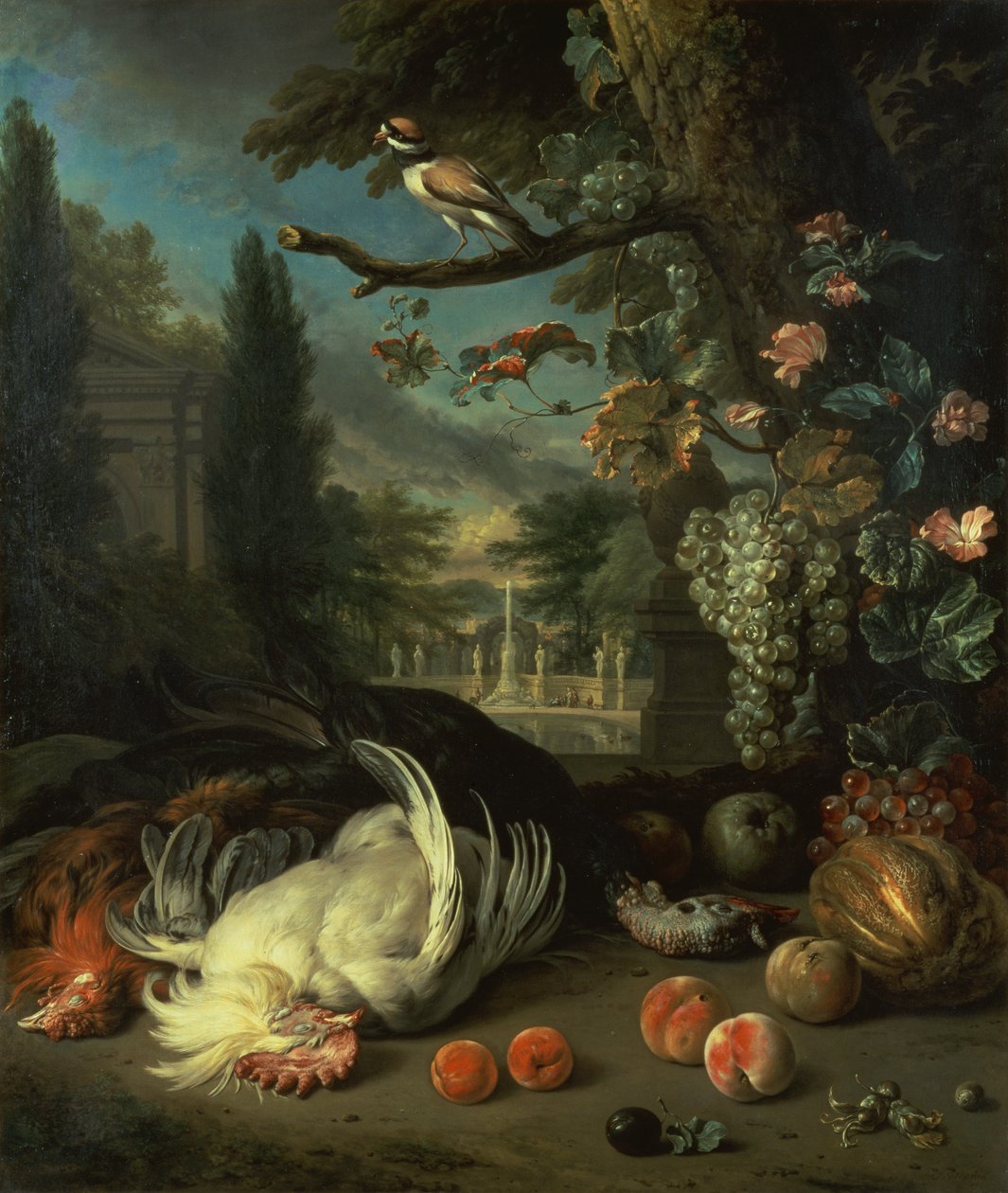 Dead Poultry (öljy kankaalle) tekijältä Jan Baptist Weenix