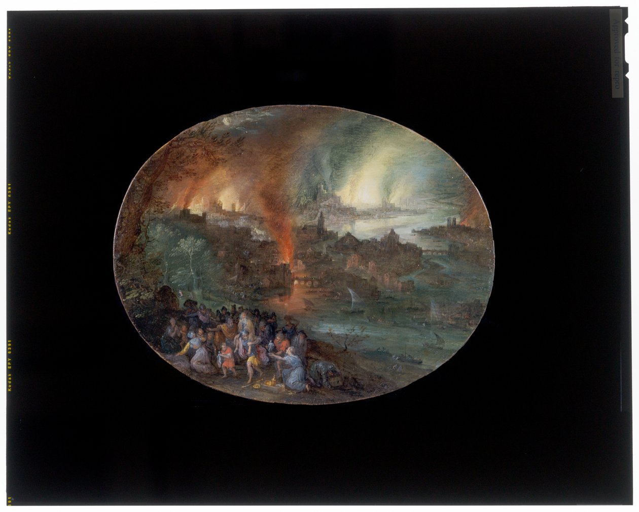 Aeneas ja Anchises tekijältä Jan the Elder Brueghel