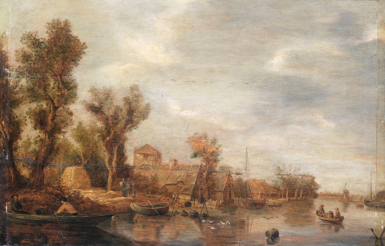 Jokinäkymä tekijältä Jan van Goyen (follower of)