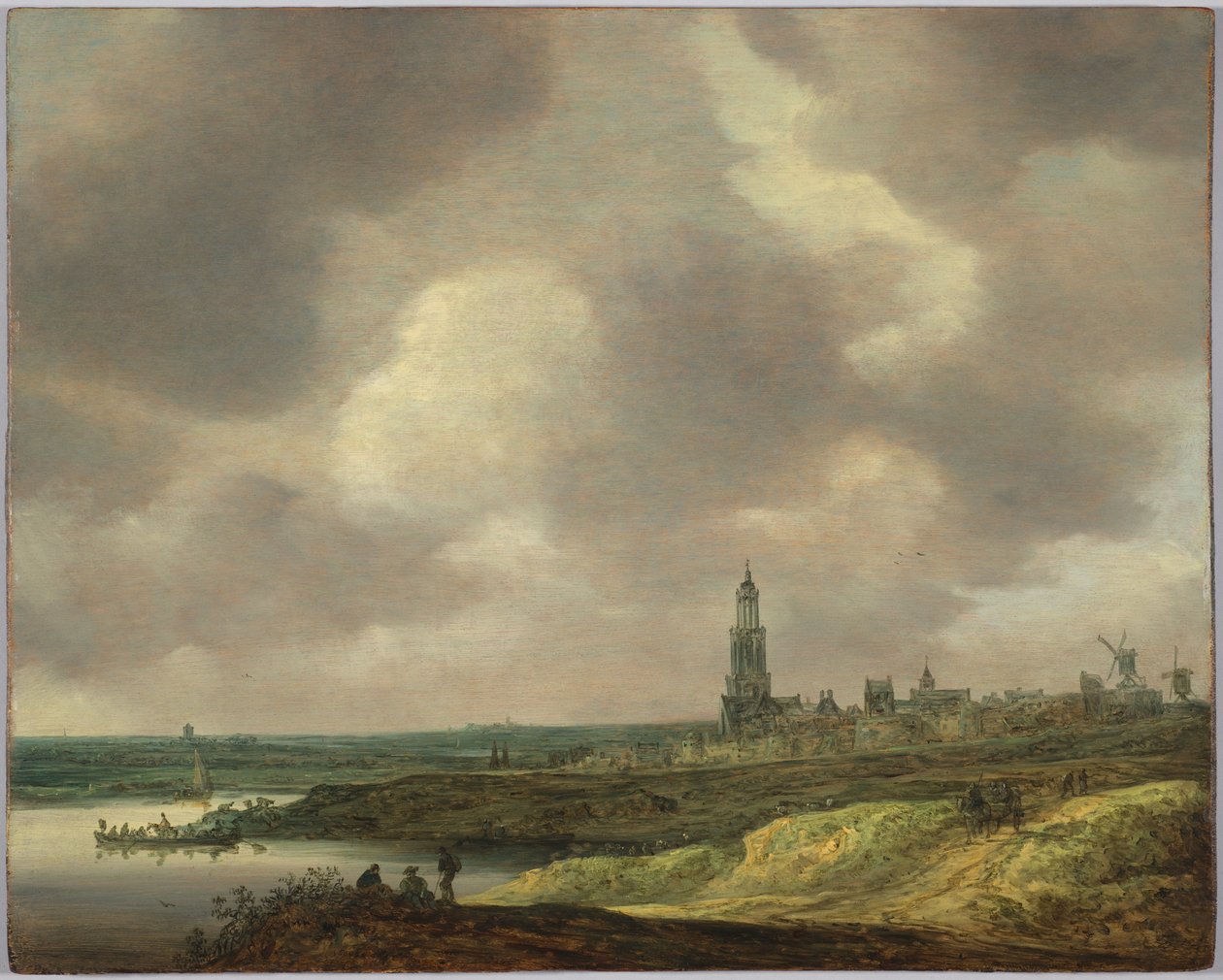 Näkymä Rheneniin tekijältä Jan van Goyen