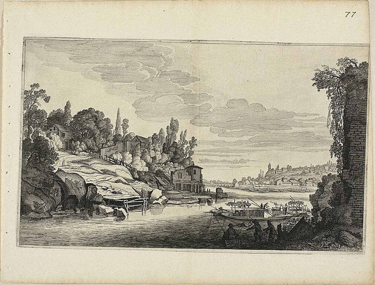 Jokimaisema tekijältä Jan van de Velde II
