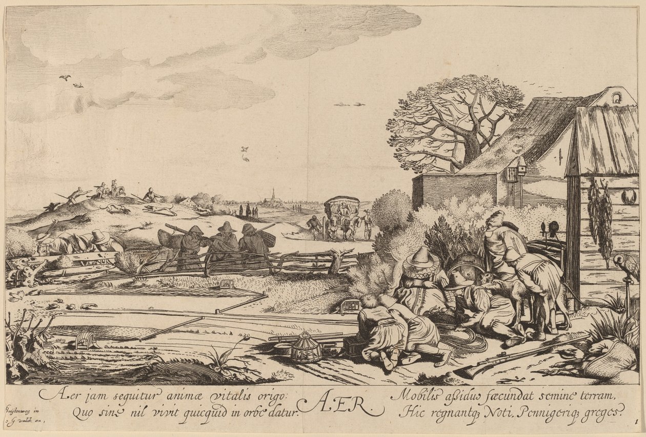 Ilmaa tekijältä Jan van de Velde II after Willem Buytewech