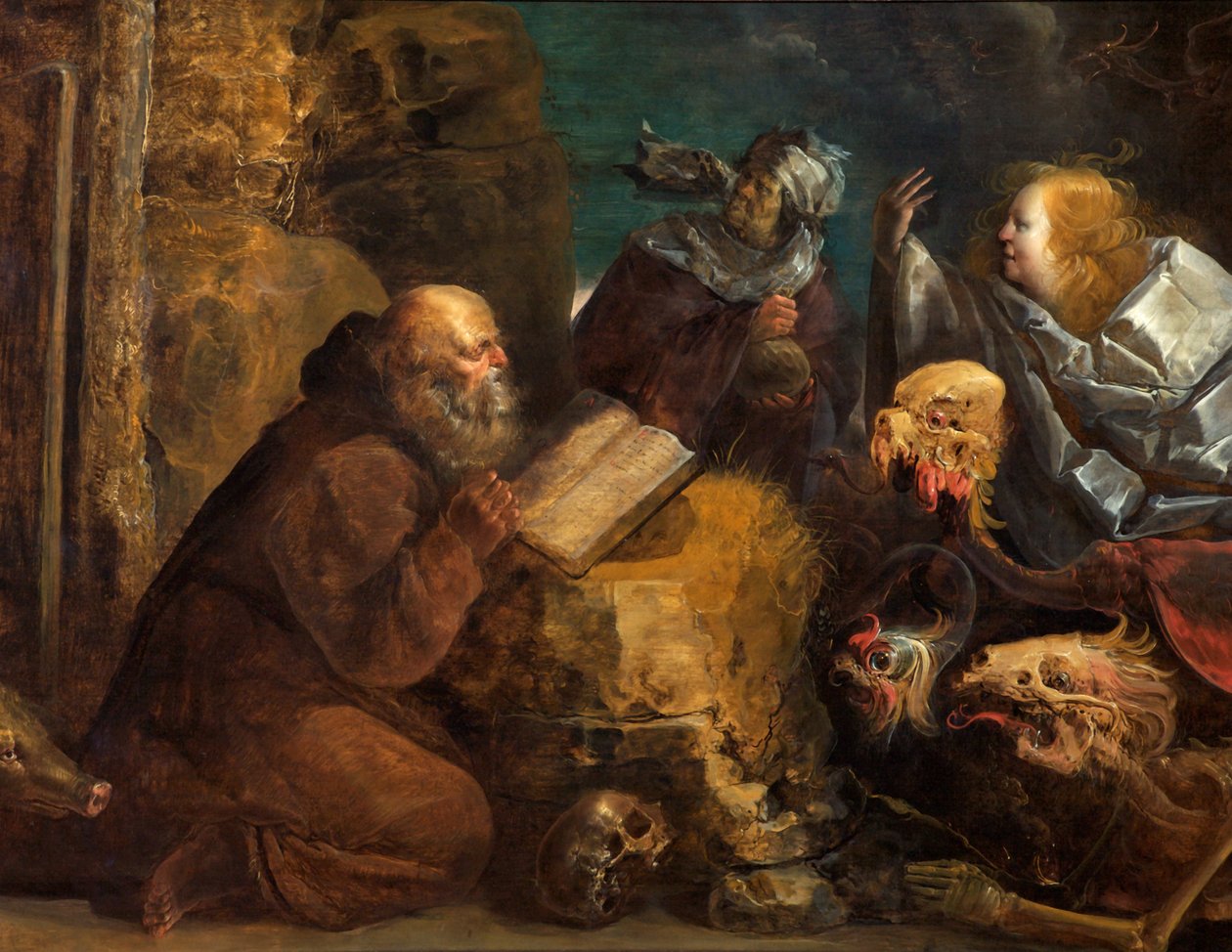 Pyhän Antoniuksen kiusaus tekijältä Jan van de Venne