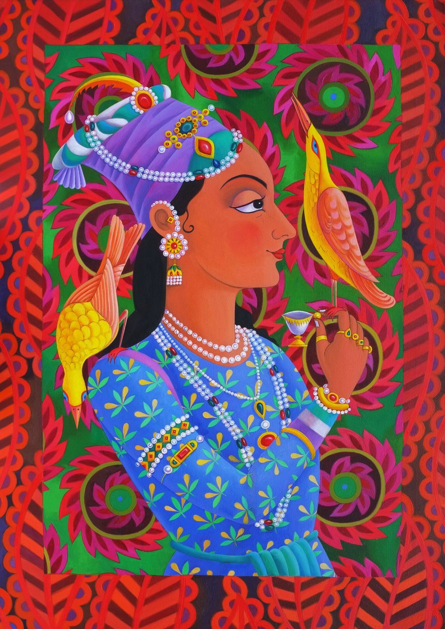 Maharani kahdella linnulla, 2012, tekijältä Jane Tattersfield