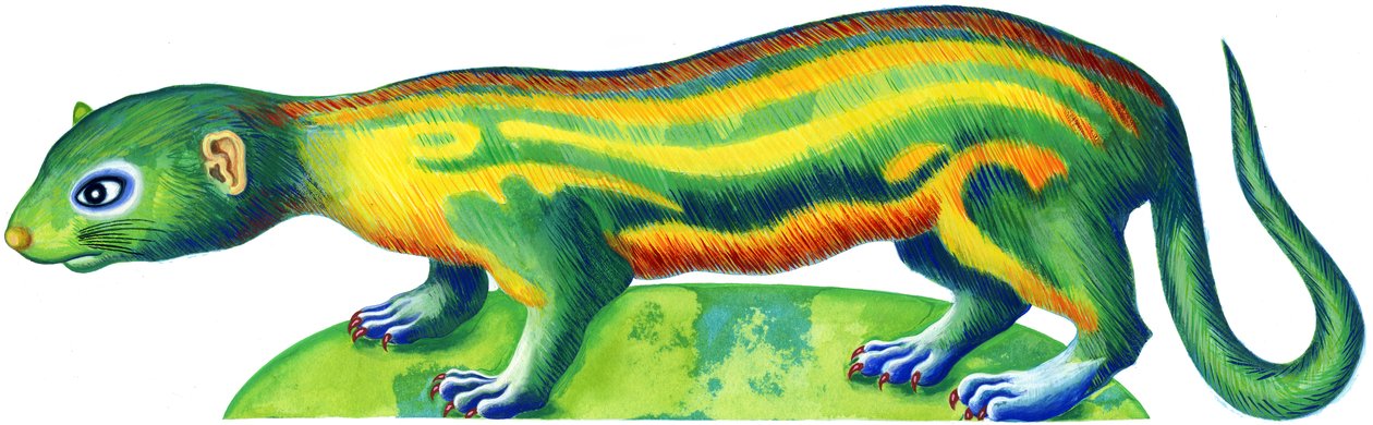 Fretti, 1996, (muste ja guassi) tekijältä Jane Tattersfield