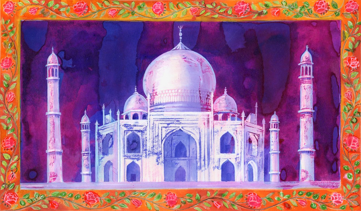 Taj Mahal, 1998, (tussi ja guassi) tekijältä Jane Tattersfield
