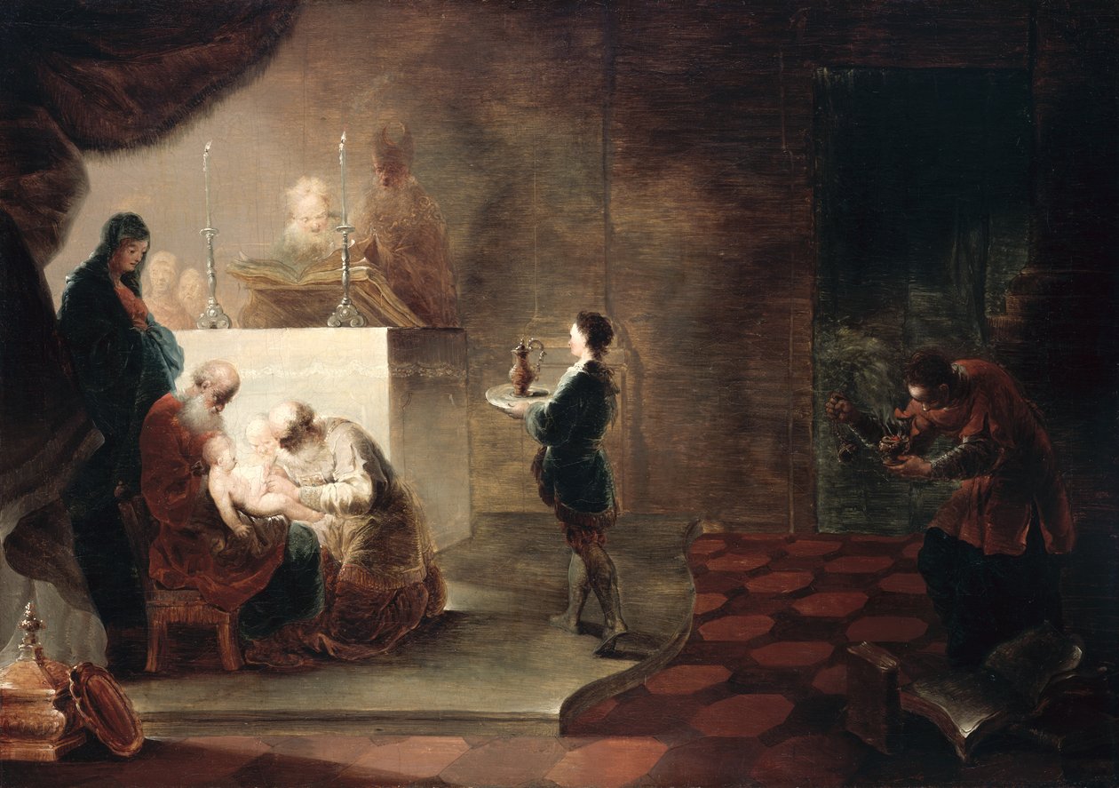 Kristuksen ympärileikkaus, vuoden 1751 jälkeen tekijältä Januarius Zick