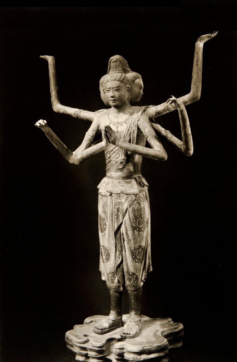 Ashura, 8. vuosisadalta, Nara-kausi, Kofukuji, 1950 tekijältä Japanese Photographer
