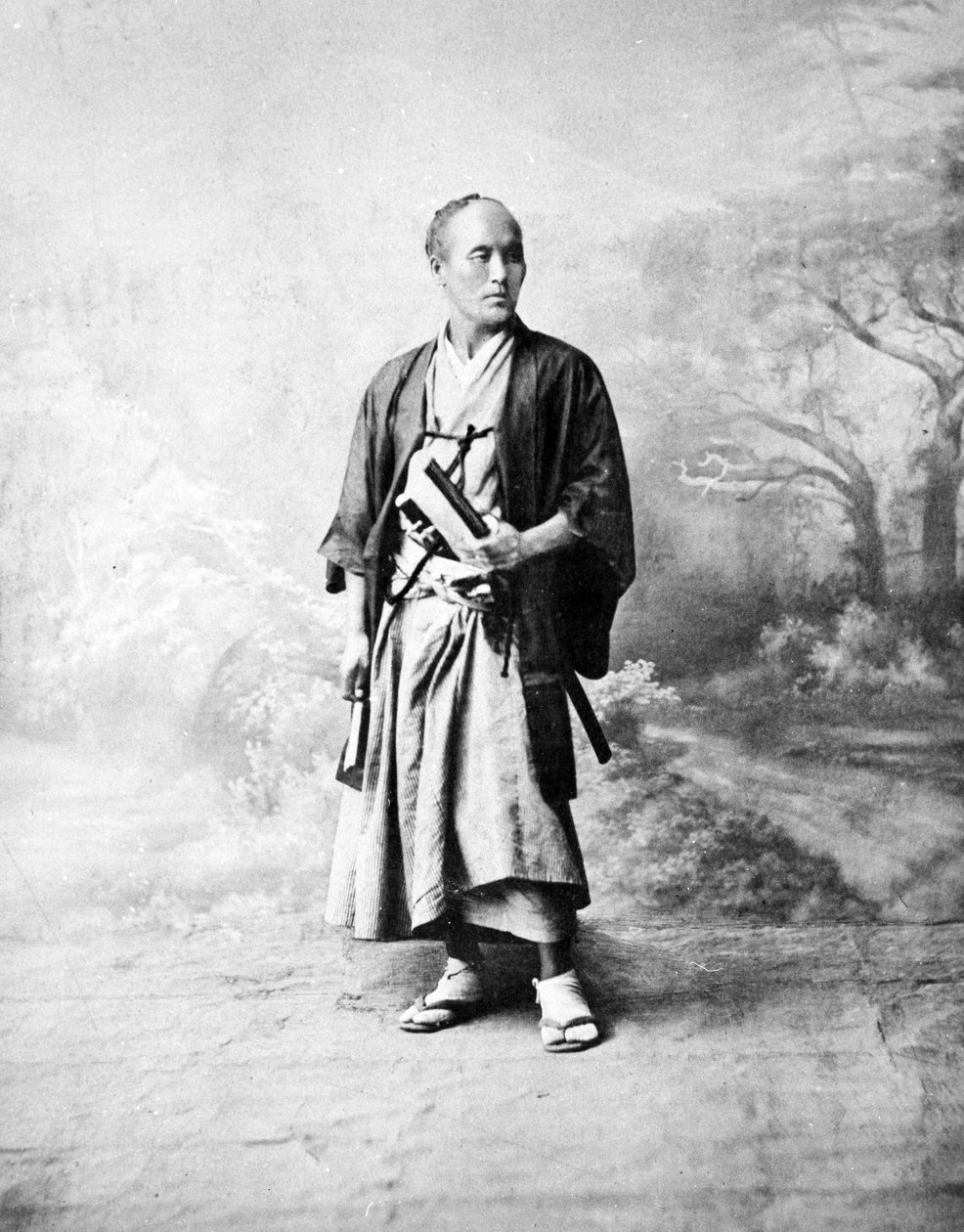 Samurai, noin 1860-luku tekijältä Japanese Photographer