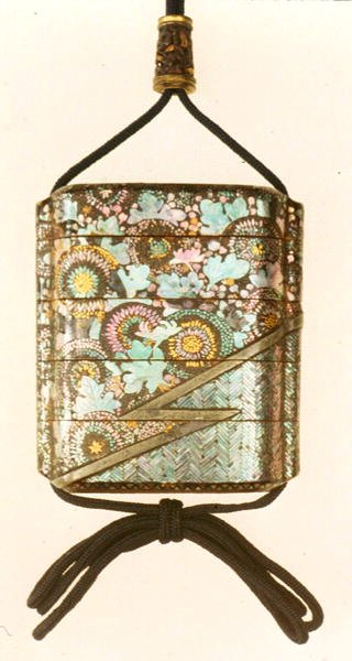 Inro-kantolaukku, Edo-kausi (1603-1867) (lakka) tekijältä Japanese School