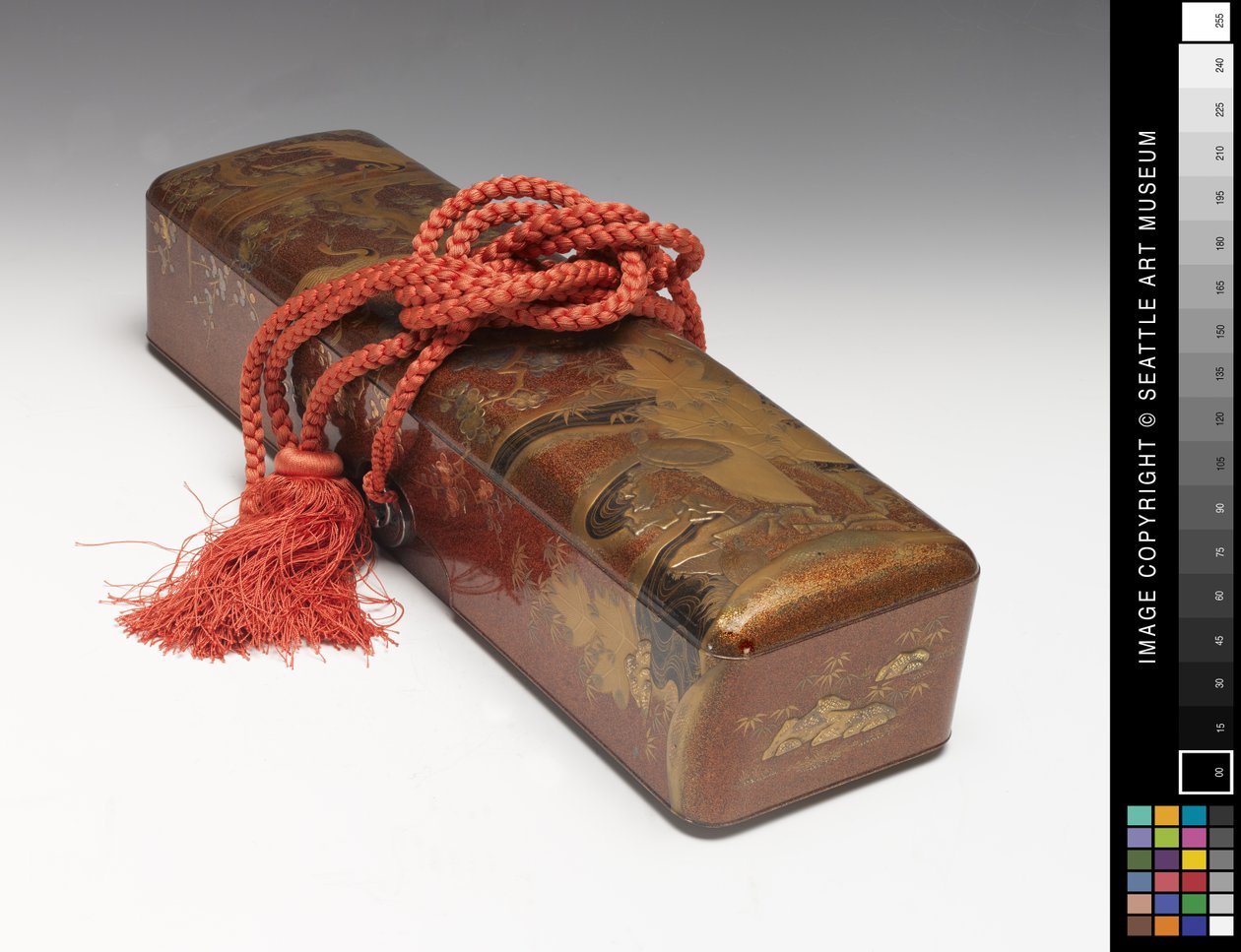 Long Daimyo Box (kultalakka ja kupari) tekijältä Japanese School