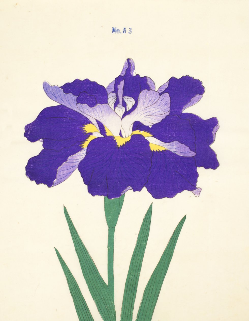 Saiwoga-Uma, nro 53, 1890 (värillinen puupainatus) tekijältä Japanese School
