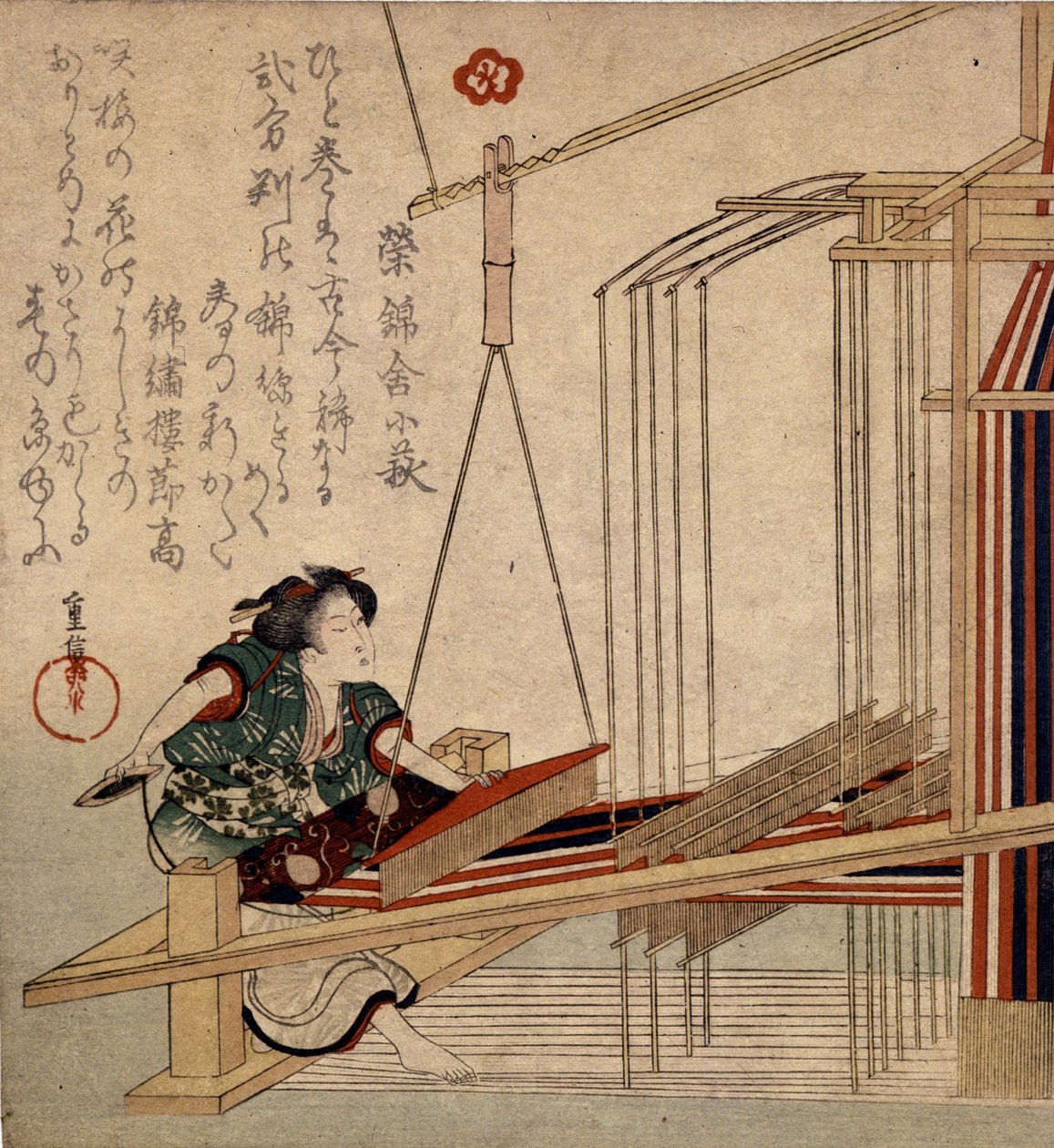 Kudonta Japanissa 1700-luvulla. tekijältä Japanese School