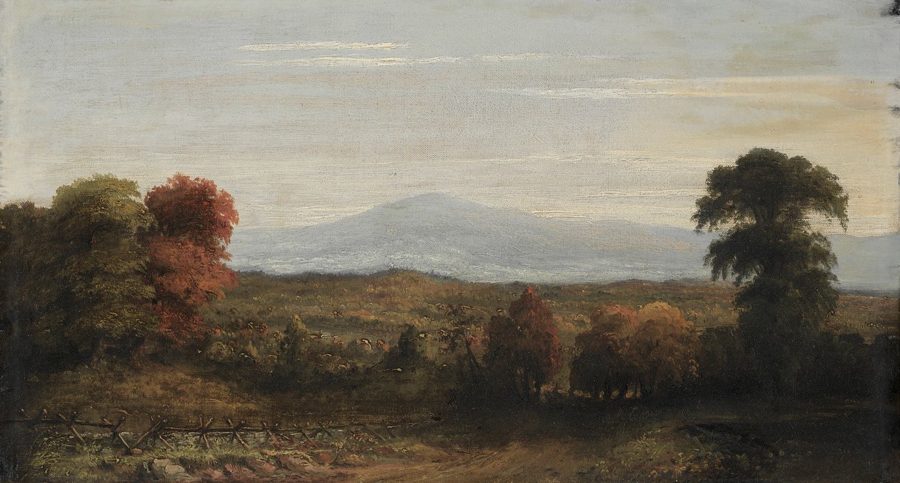 Maisema, ennen vuotta 1918. tekijältä Jasper F. Cropsey