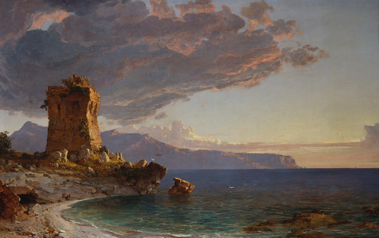 Caprin saari, 1893 tekijältä Jasper Francis Cropsey
