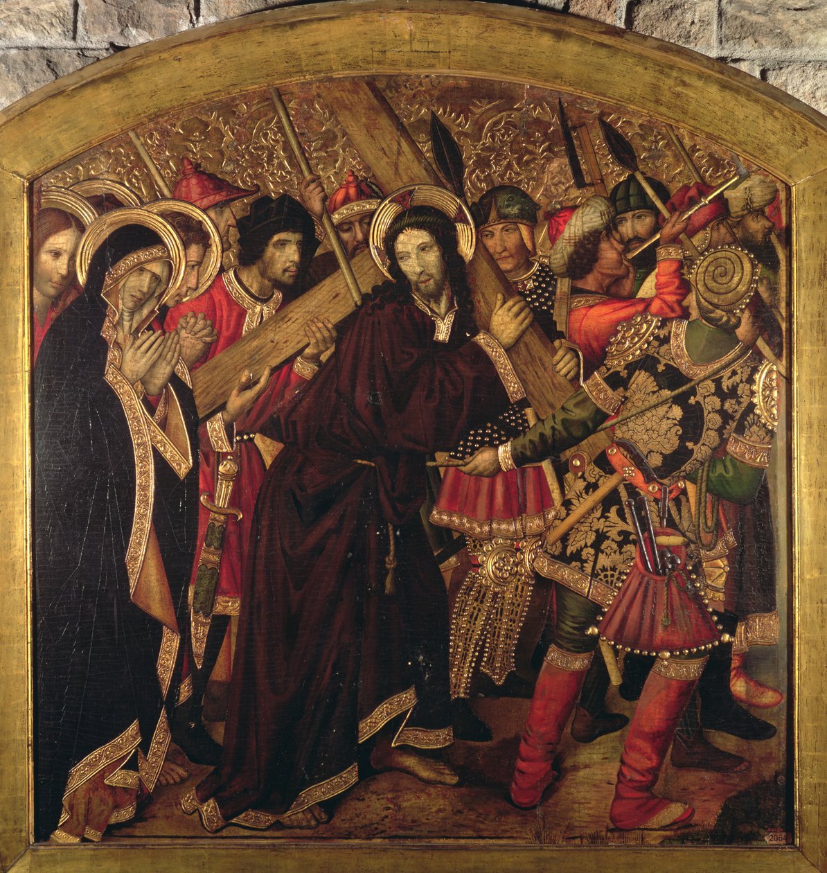 Tie Golgatalle, Blanquers Altarpiece tekijältä Jaume Huguet