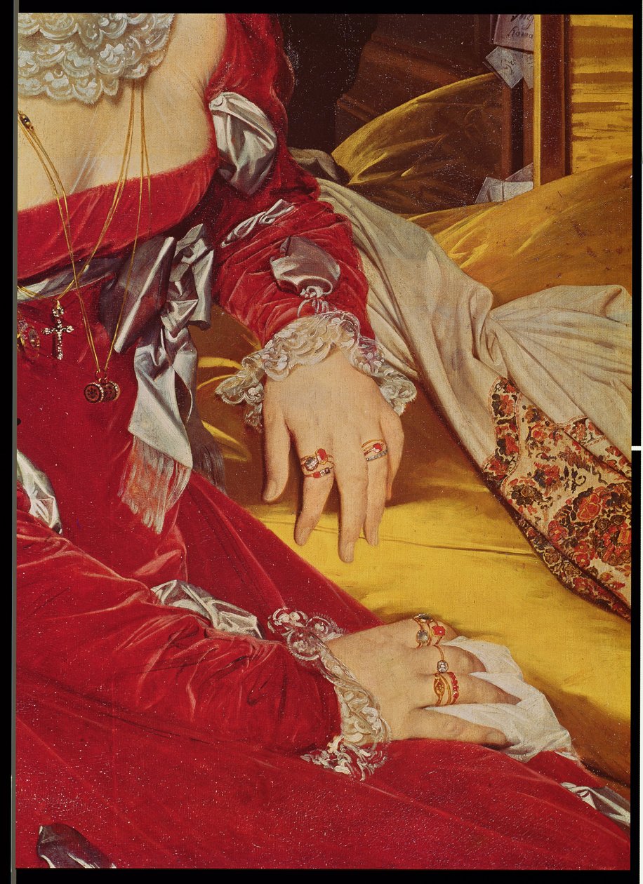 Madame de Senonnes, käsivarsien yksityiskohta, 1814-16 (katso 39017) tekijältä Jean Auguste Dominique Ingres