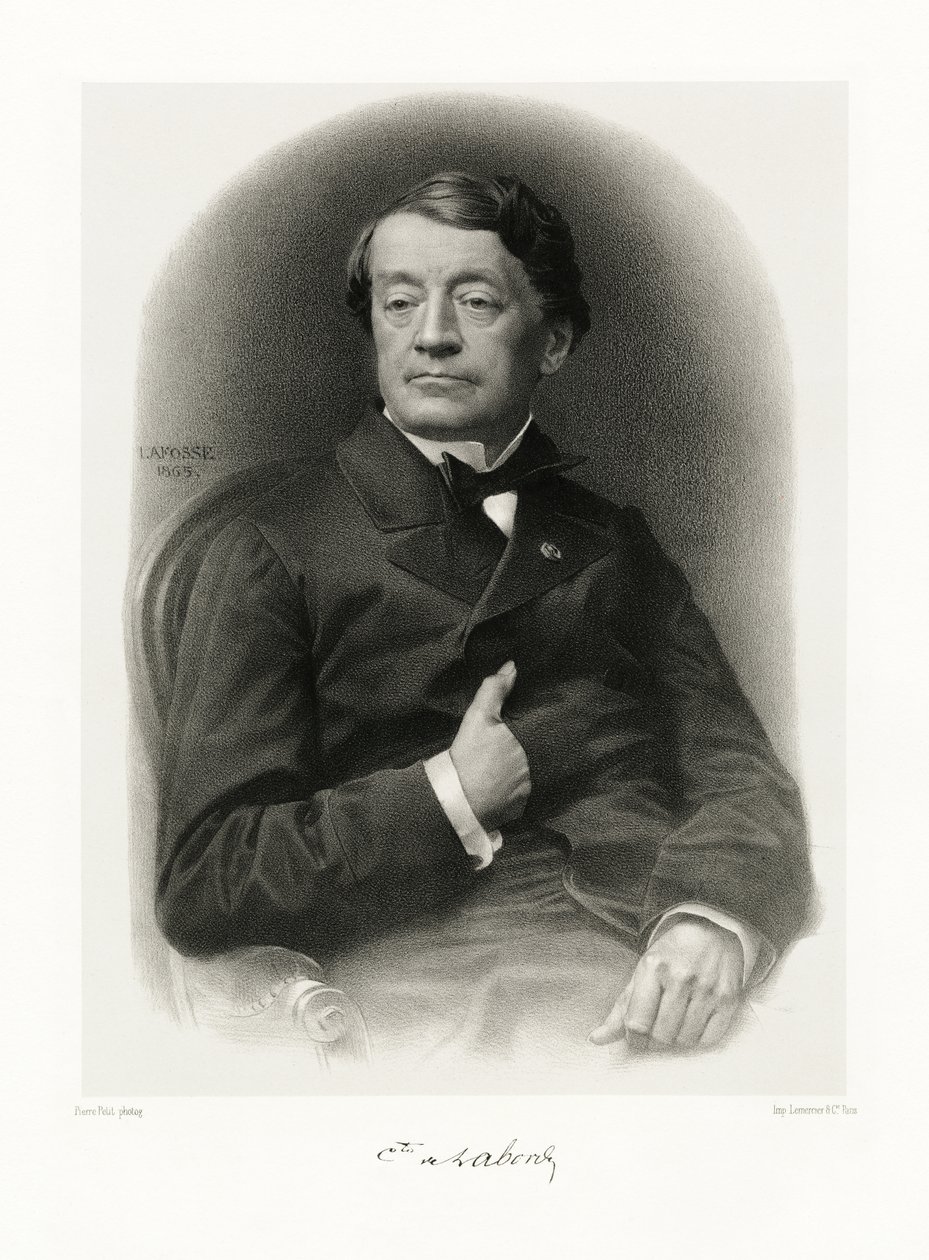 Léon de Laborde, 1865-66 tekijältä Jean Baptiste Adolphe Lafosse