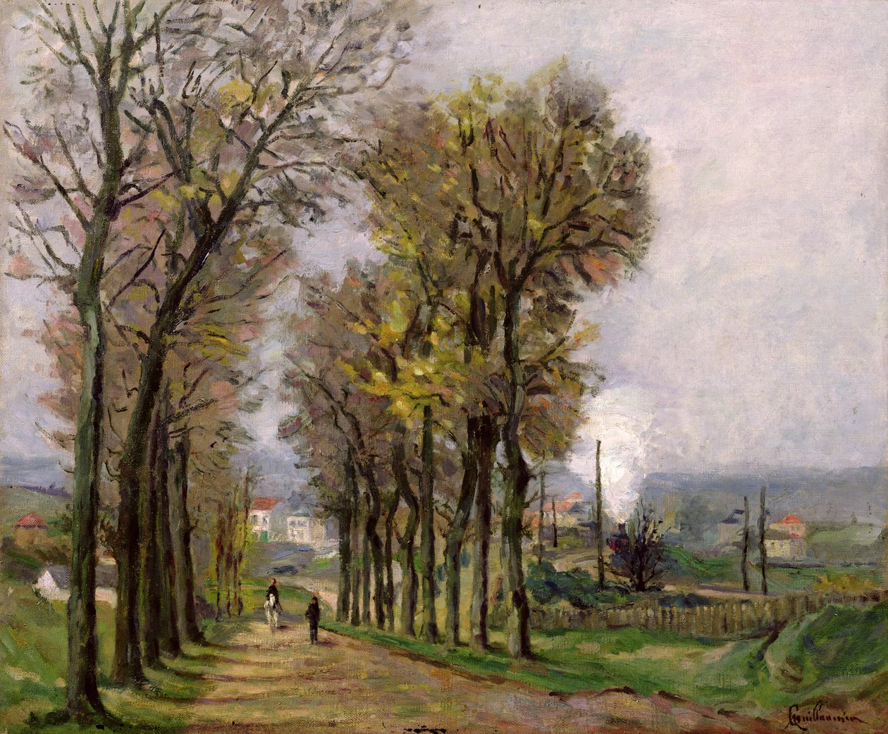 Maisema Ile de Francessa, noin 1878 tekijältä Jean Baptiste Armand Guillaumin