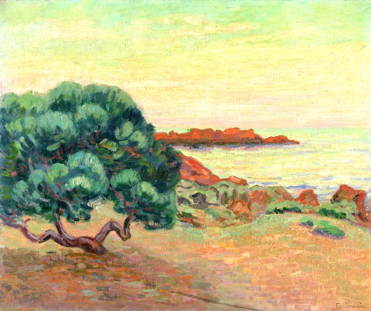 Midi-maisema, 1898 tekijältä Jean Baptiste Armand Guillaumin