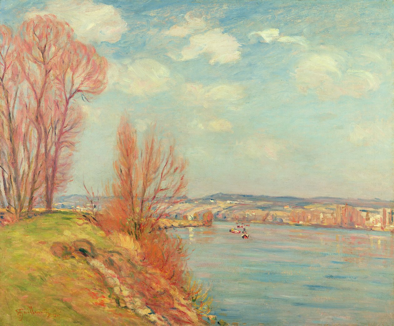 Lahti ja joki, 1901 tekijältä Jean Baptiste Armand Guillaumin