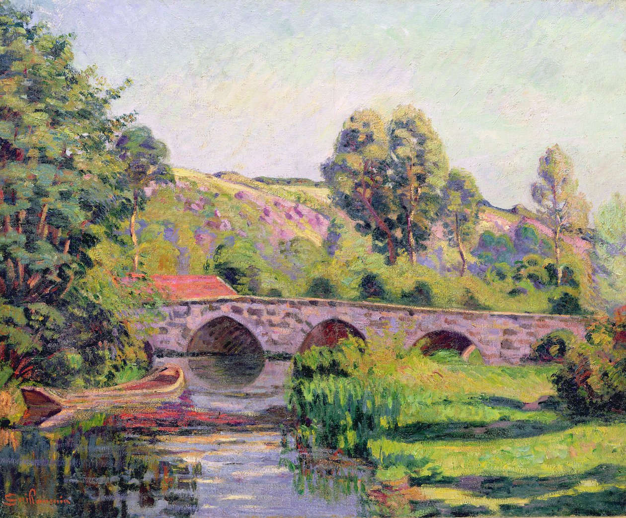 Boignevillen silta, noin 1894 tekijältä Jean Baptiste Armand Guillaumin