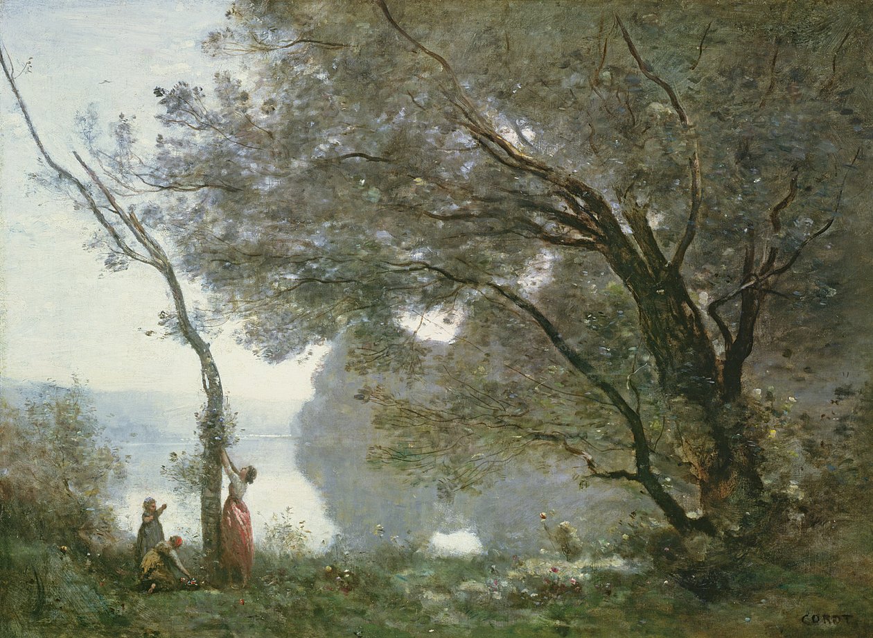 Souvenir de Mortefontaine, 1864 tekijältä Jean Baptiste Camille Corot