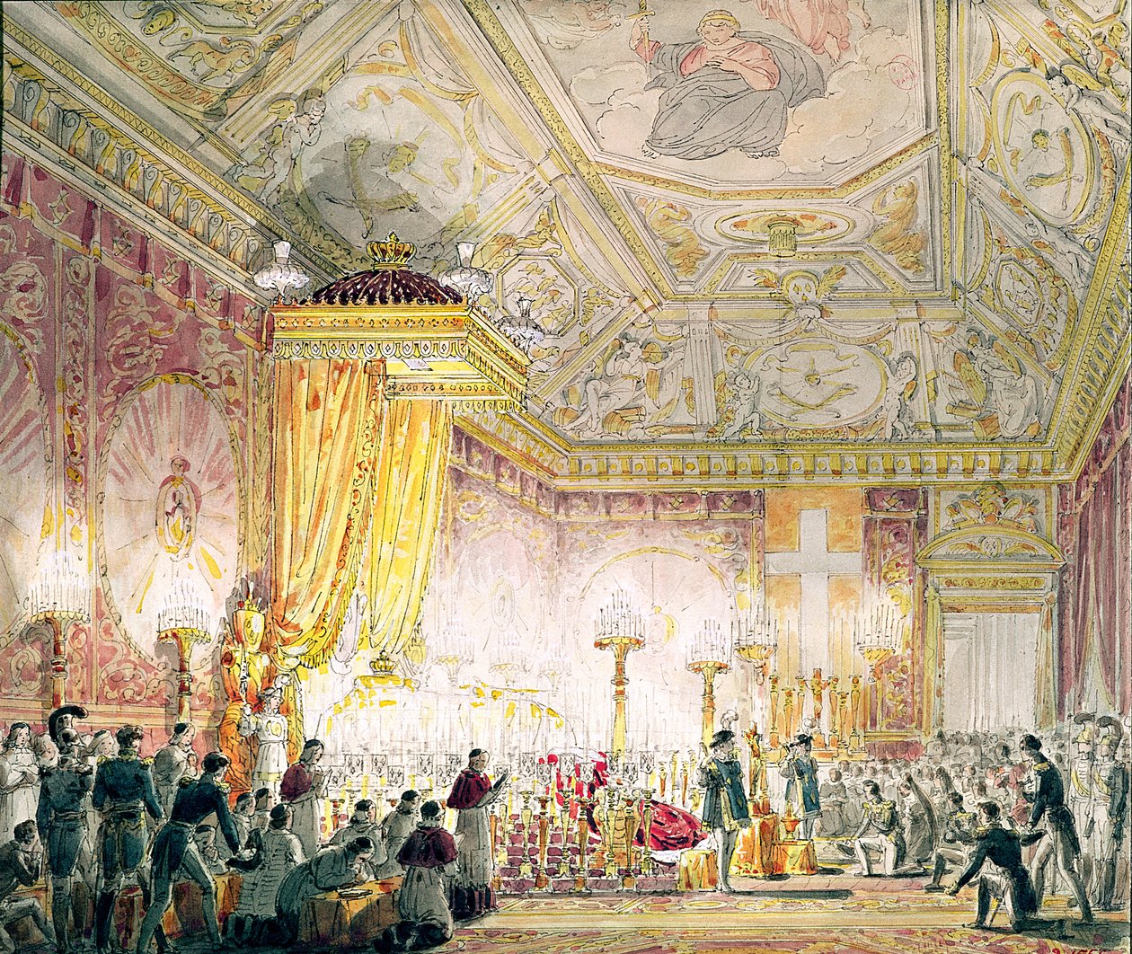 Ludvig XVIII:n (1755-1824) lepokappeli Tuileries