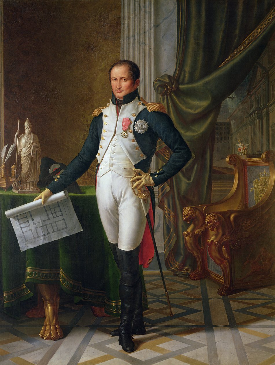 Espanjan kuninkaan Joseph Bonaparten (1768-1844) muotokuva, 1808 tekijältä Jean Baptiste Joseph Wicar