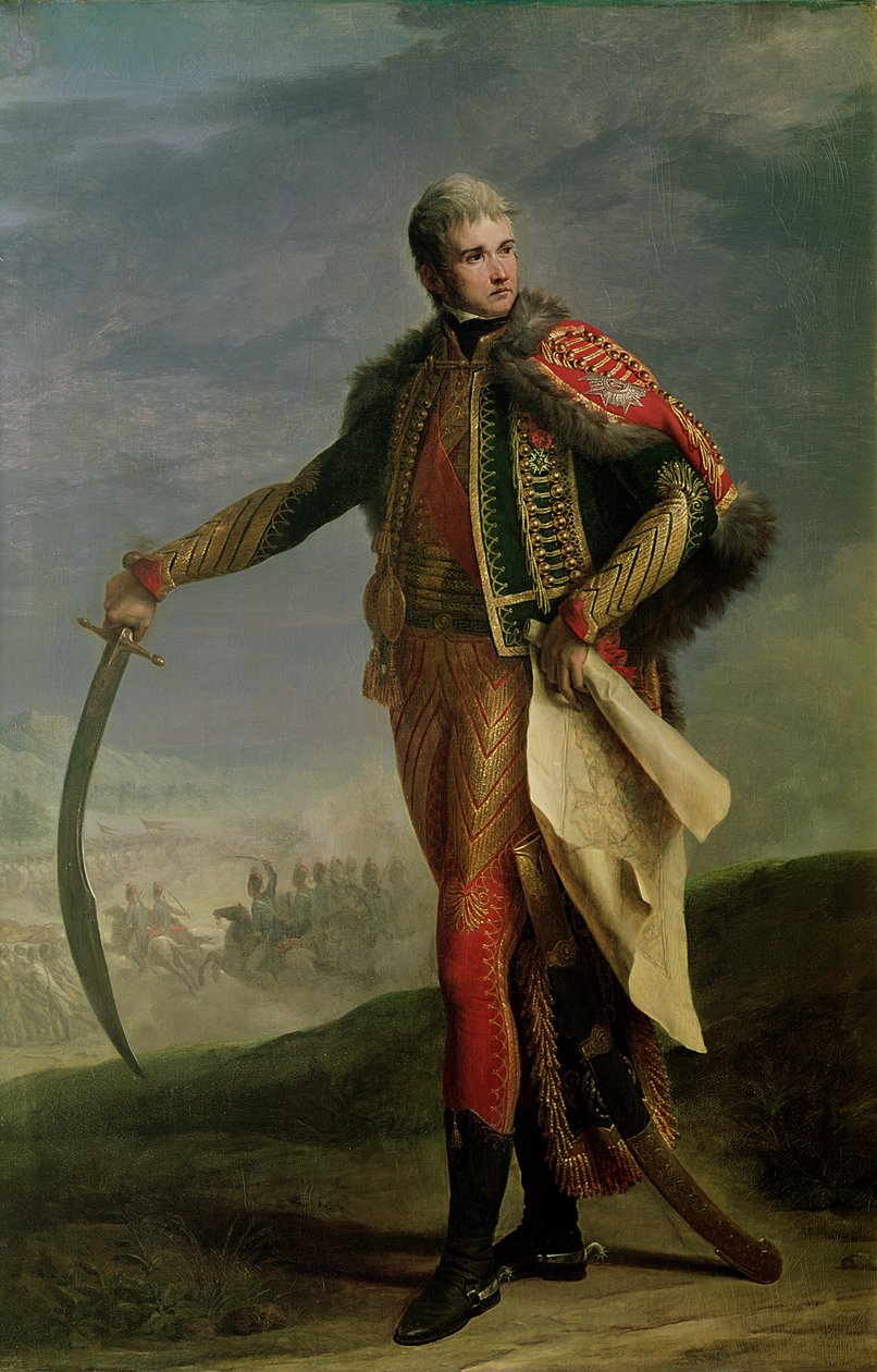 Jean Lannesin (1769-1809) muotokuva Montebellon herttuasta, 1805-10 tekijältä Jean Charles Nicaise Perrin