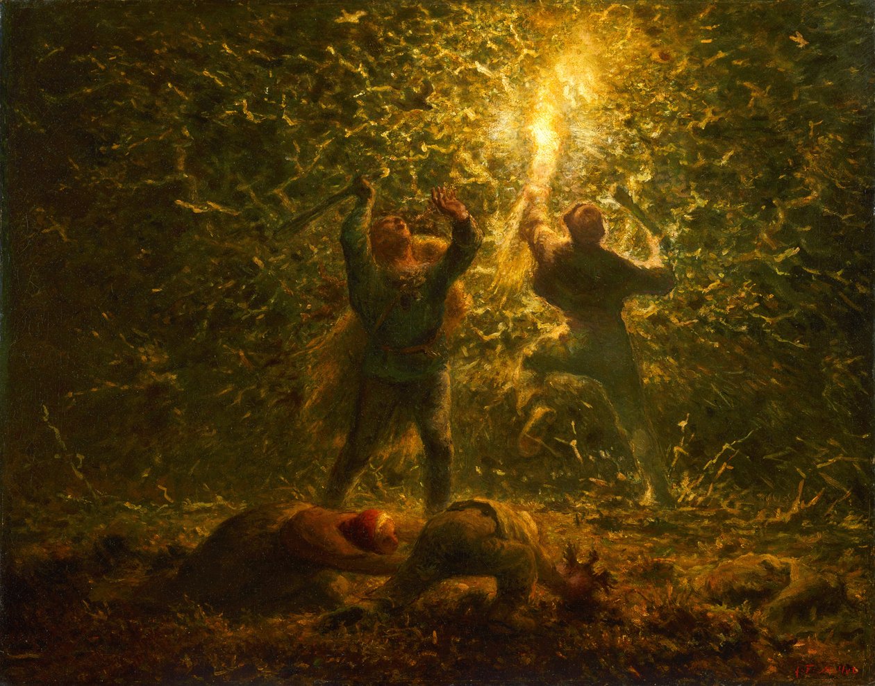 Linnut-pesijät tekijältä Jean Francois Millet