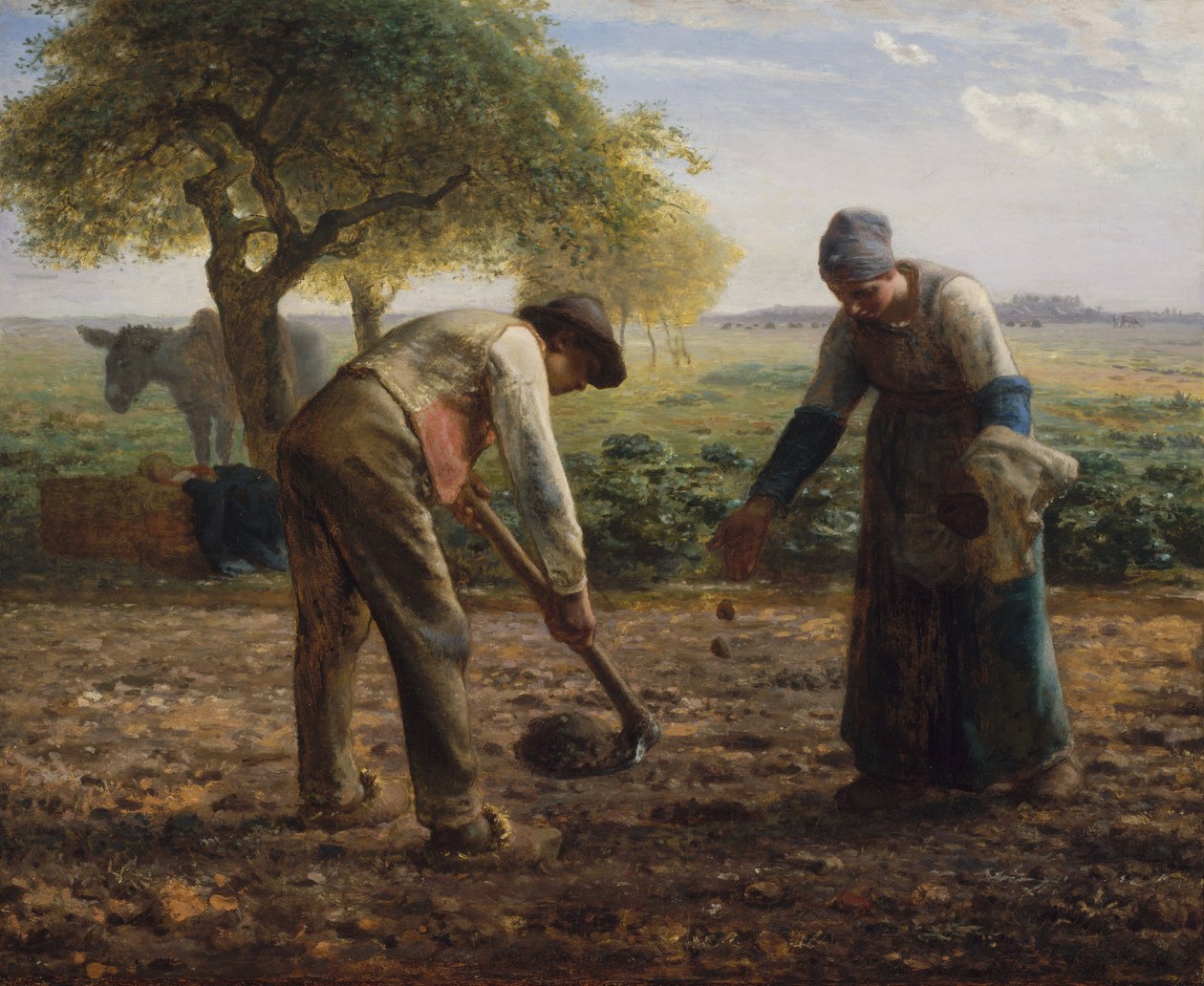 Perunan istutuskoneet tekijältä Jean Francois Millet