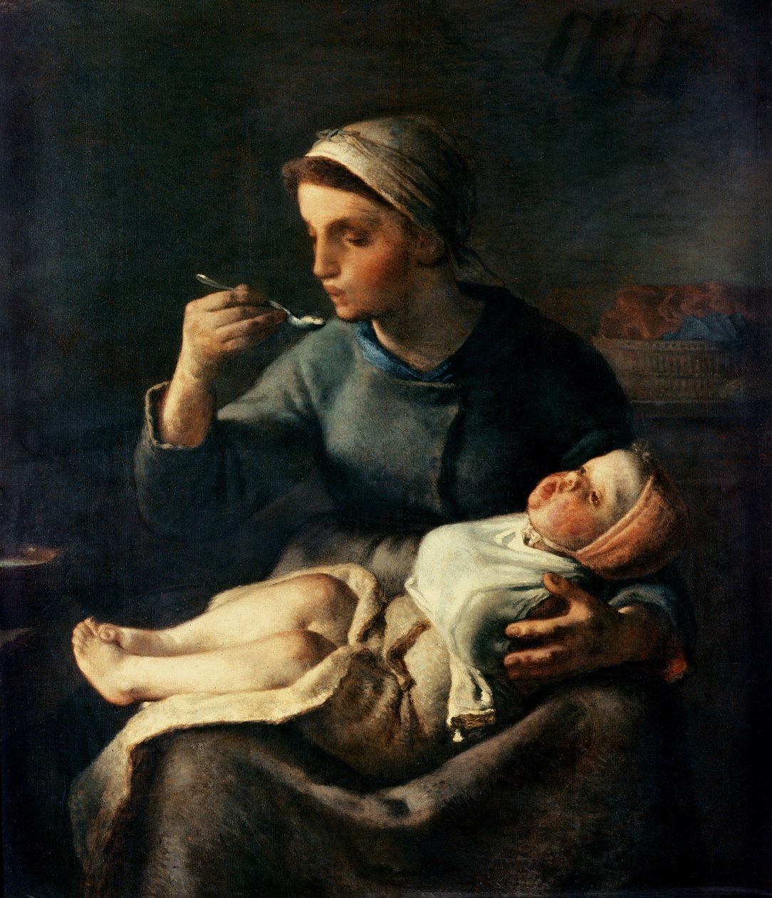 Vauvan murot, 1867 tekijältä Jean Francois Millet