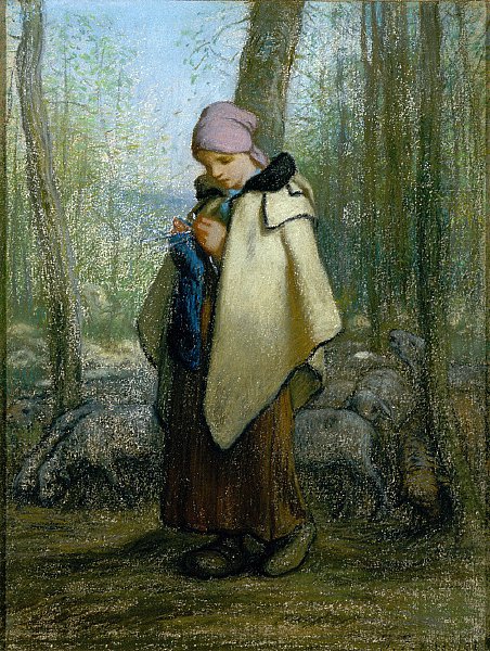 Neulominen paimen tekijältä Jean Francois Millet