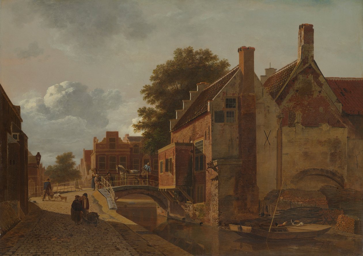 De Kalvermarkt ja Den Haag tekijältä Jean François Valois