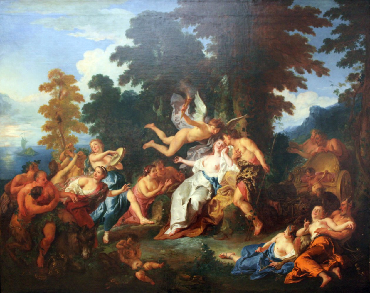 Bacchus ja Ariadne tekijältä Jean François de Troy