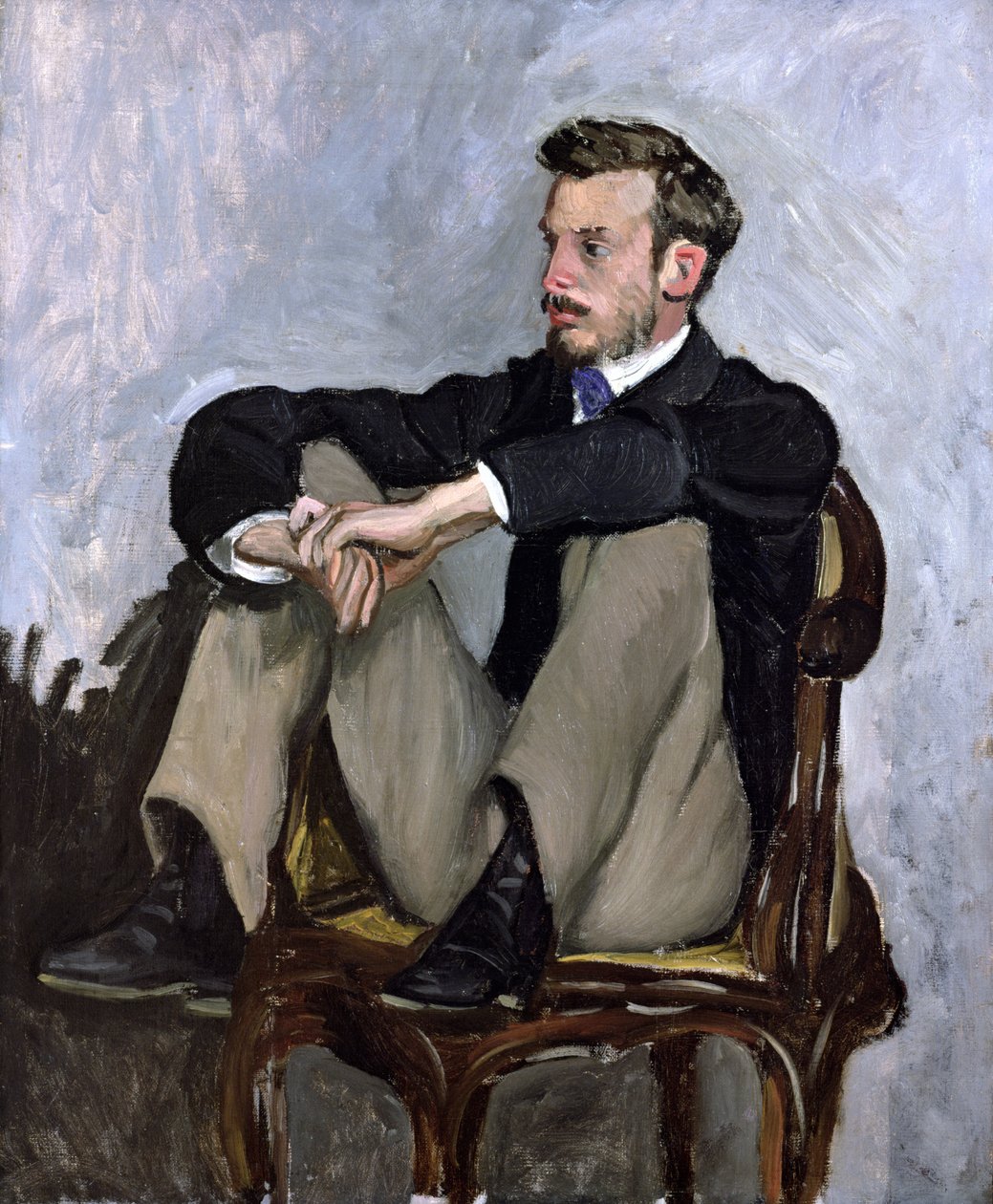 Auguste Renoirin (1841-1919) muotokuva, 1867 tekijältä Jean Frederic Bazille