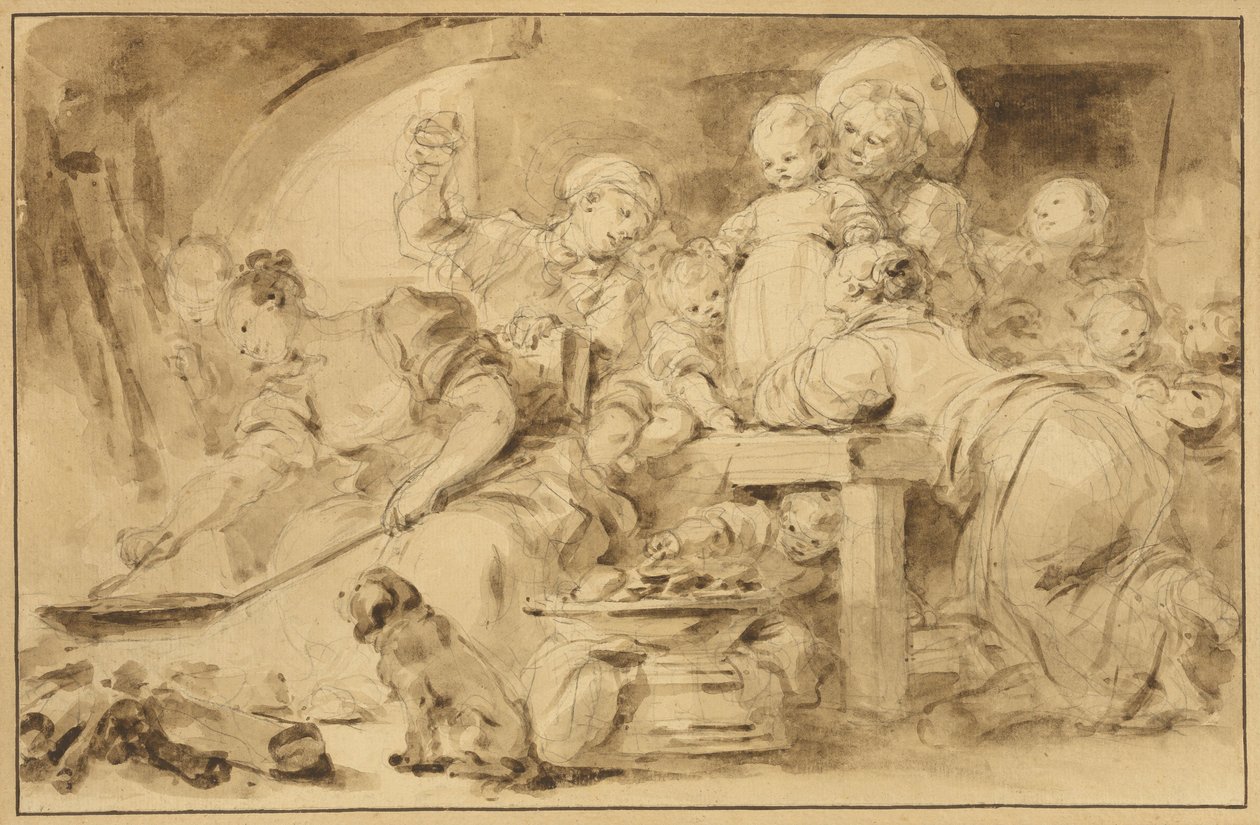 Pannukakku tekijältä Jean Honore Fragonard
