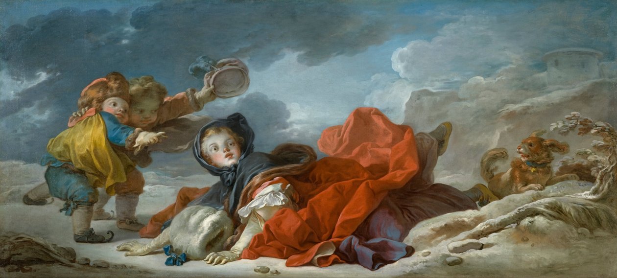 Talvi tekijältä Jean Honore Fragonard