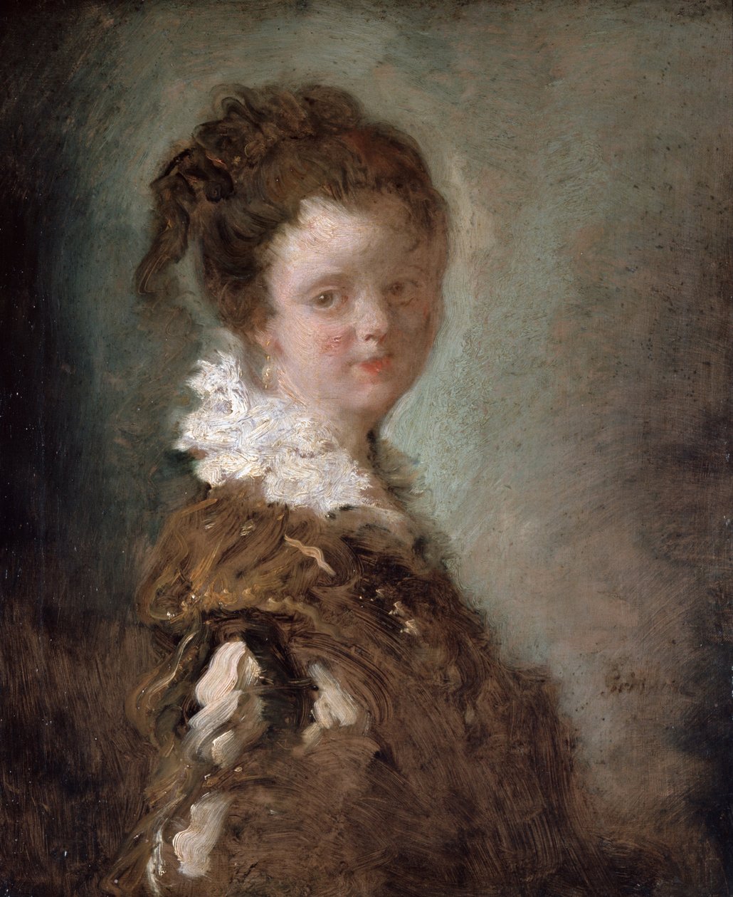 Nuori nainen tekijältä Jean Honore Fragonard