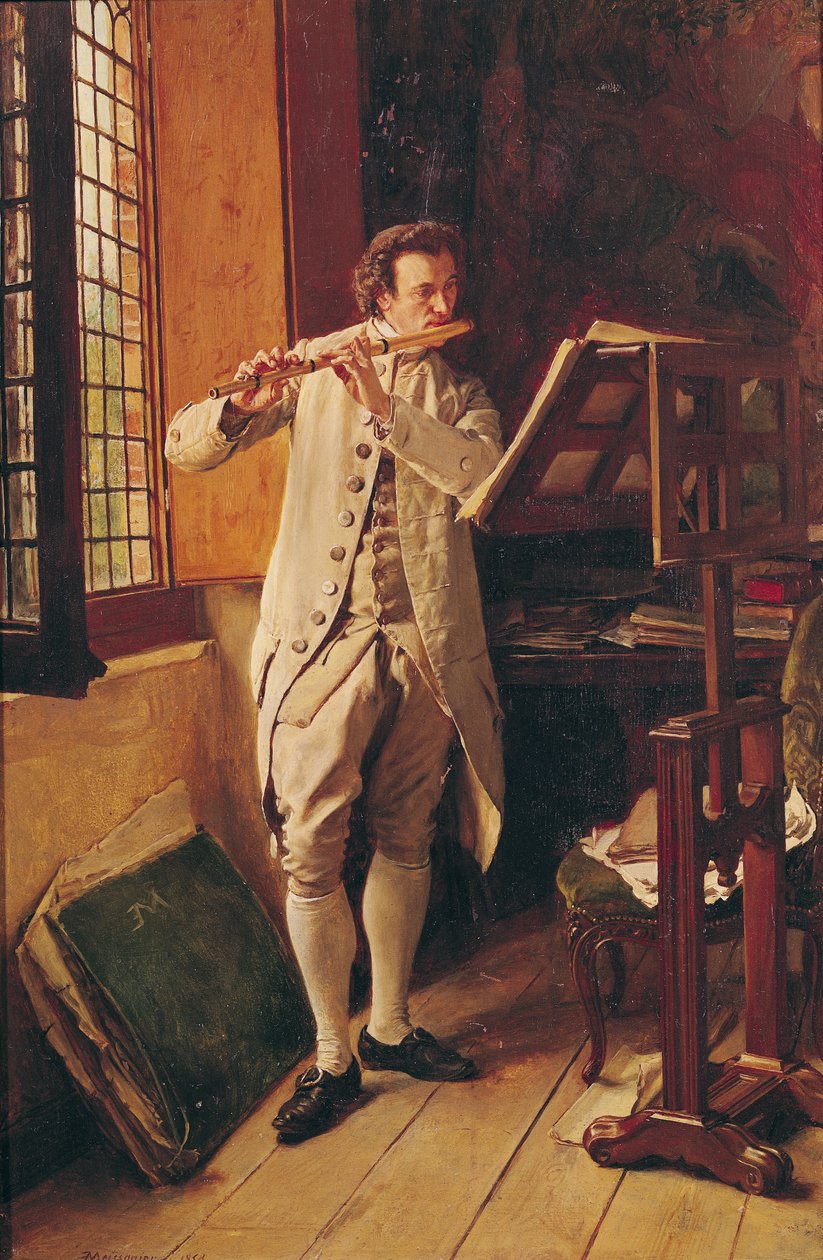Huilusoitin tekijältä Jean Louis Ernest Meissonier