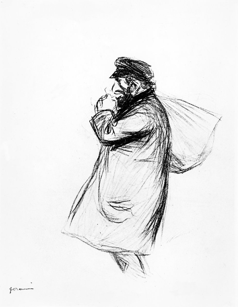 Juutalainen Pedlar, n. 1880-1890 tekijältä Jean Louis Forain