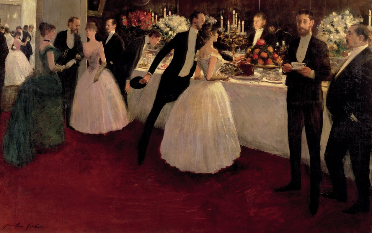 Buffet, 1884 tekijältä Jean Louis Forain