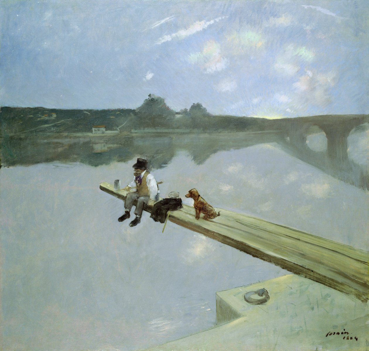 Kalastaja, 1884 tekijältä Jean Louis Forain