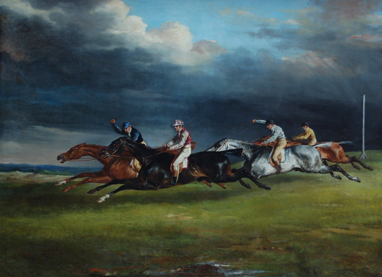 Course de chevaux dit Le Derby tekijältä Theodore Gericault