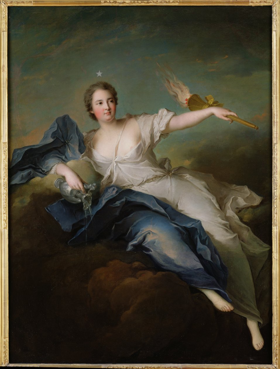 Marie-Anne de Mailly-Neslen (1717-44) muotokuva La Tournellen markiisista Eosina, vuoden 1740 jälkeen tekijältä Jean Marc Nattier